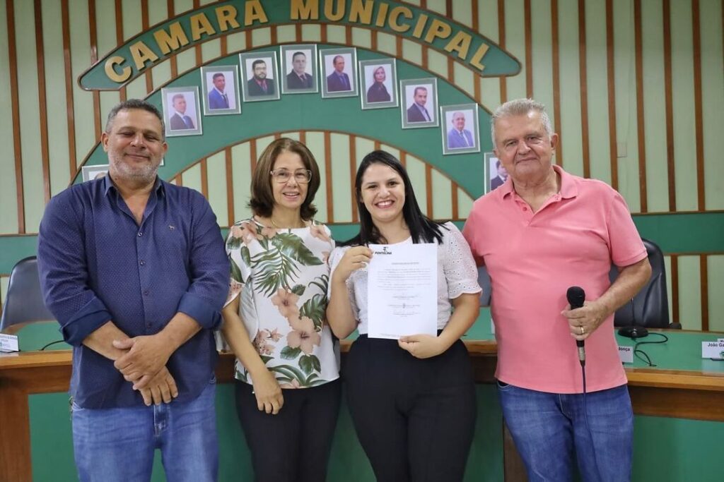 Posse Concursados Educação Câmara Municipal de Pontalina